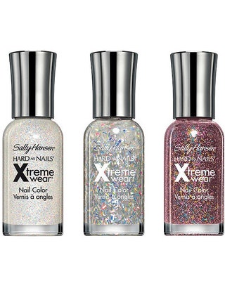 Лакиглиттеры для ногтей Sally Hansen Xtreme Wear.