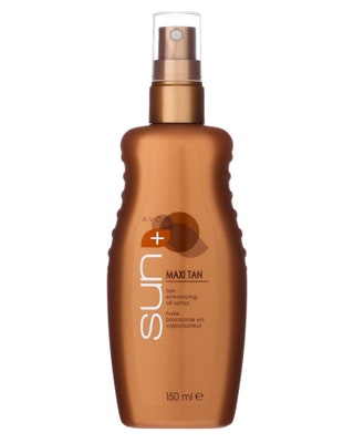 Увлажняющее маслоспрей для усиления загара Sun Maxi Tan Avon цена по запросу.