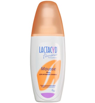 Мусс для интимной гигиены с молочной кислотой Mousse 130 руб. Lactacyd Femina