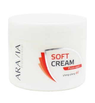 Сливки после депиляции для восстановления рН кожи с маслом илангиланга Soft Cream 450 руб. Aravia