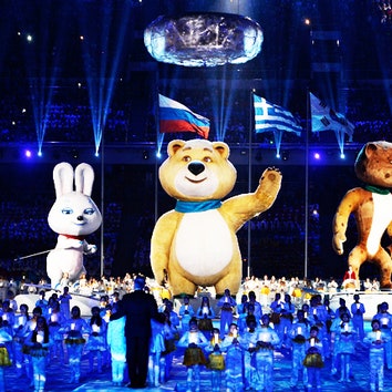 Главные моменты церемонии закрытия Олимпийских игр в Сочи в фотографиях