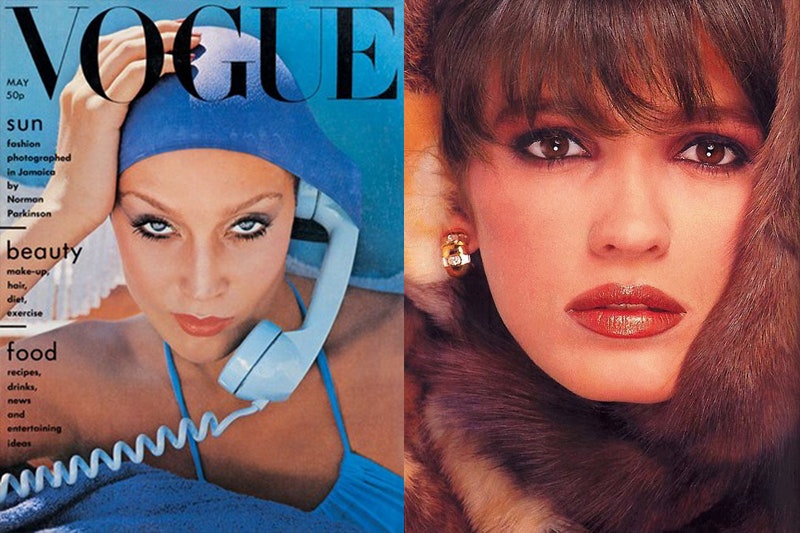 Джерри Холл на обложке Vogue и Джиа Каранджи