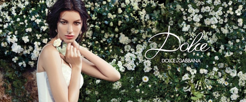 Рекламная кампания аромата Dolce от DolceampGabbana