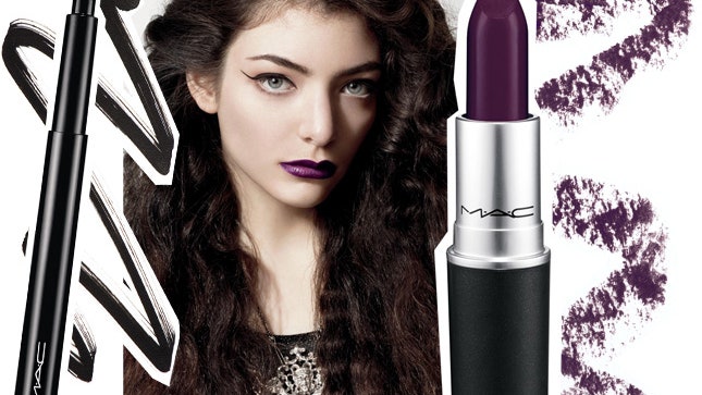 Певица Лорд в рекламной кампании Lorde x M.A.C Cosmetics