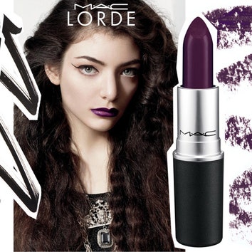 Певица Лорд в рекламной кампании Lorde x M.A.C Cosmetics