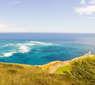 Мыс Реинга — самая северная точка Новой Зеландии место где встречаются Тихий океан и Тасманово море