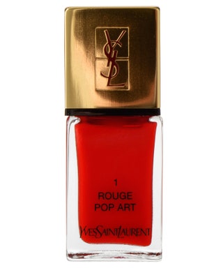 Лак Yves Saint laurent La Laque Couture Rouge Pop Art 1   ­. Удобен в нанесении и долго держится.