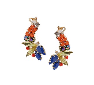 Серьги из пластика и металла 799 руб.