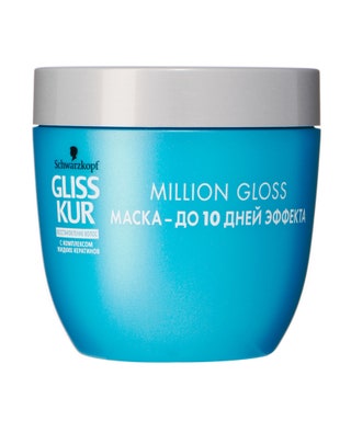 Gliss Kur маска Million Gloss  250 руб. Пахнет морским бризом. Облегчает расчесывание волос и смягчает но обещание...