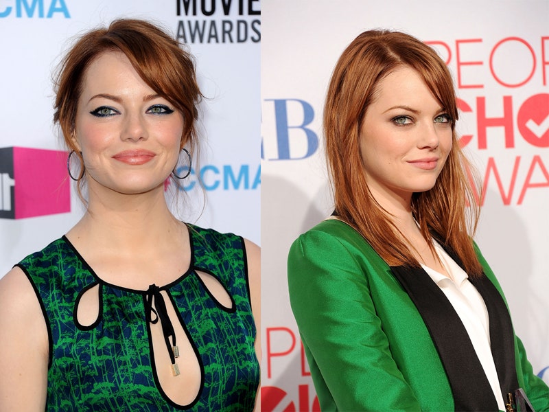 Эмма Стоун на Critics' Choice Movie Awards  ина People's Choice Awards