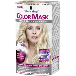 Краскамаска Color Mask «Блестящие блонды» 1010 «Жемчужный блонд» 235 руб. Schwarzkopf
