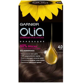 Кремкраска без аммиака Olia 4.0 «Шатен» 234 руб. Garnier