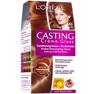 Стойкая краска без аммиака Casting Cregraveme Gloss 743 «Пряный мед» 282 руб. LOral Paris