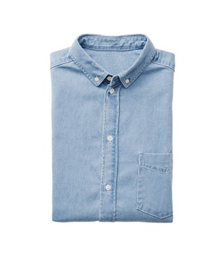 Рубашка  из денима  2990 руб. Massimo Dutti