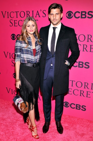 Оливия Палермо и Йоханнес Хьюбл на вечеринке после шоу Victorias Secret