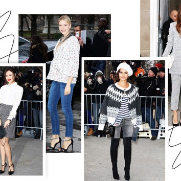Самые стильные гости показа Chanel Haute Couture в Париже