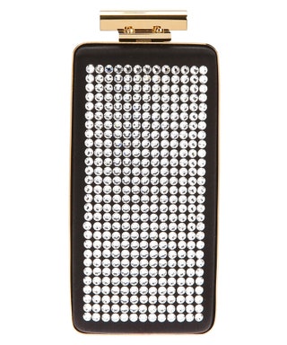 Lanvin клатч  из кожи со стразами 70 160 руб.