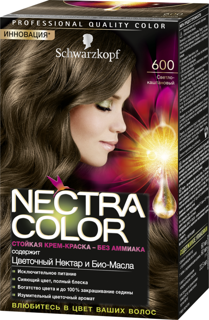 Кремкраска для волос Nectra Color от Schwarzkopf 250 руб.