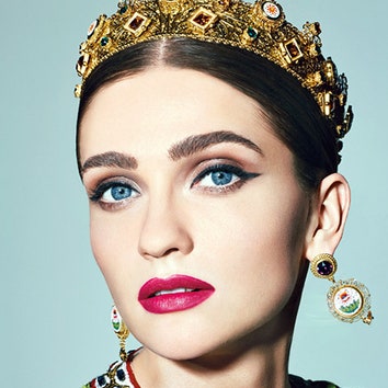 Кабы я была царица: византийский макияж Dolce & Gabbana