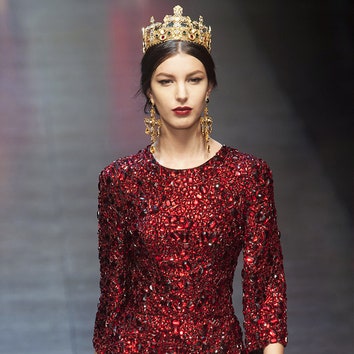 Кабы я была царица: византийский макияж Dolce & Gabbana