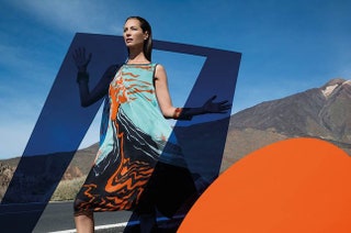 Кристи Тарлингтон в рекламной кампании Missoni весналето 2014
