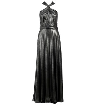 Платье из металлизированного шелка 5600 руб. Von Vonni
