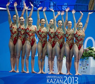 Команда сборной России по синхронному плаванию