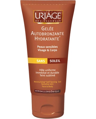Желеавтобронзант для чувствительной кожи Uriage Gelee Autobronzante Hydratante