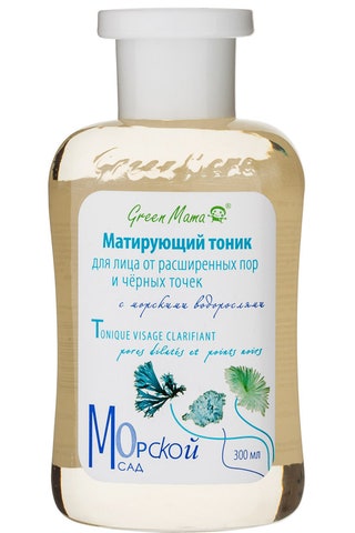 Матирующий тоник для лица от расширенных пор и черных точек Green Mama 152 руб.