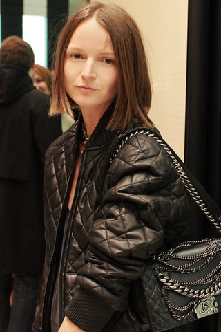 Ольга Дунина с сумкой Chanel Boy
