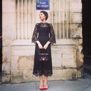 Ульяна Сергеенко на Неделе моды в Париже