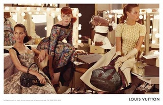 Наталья Водянова Карен Элсон и Кристи Терлингтон в рекламной кампании Louis Vuitton