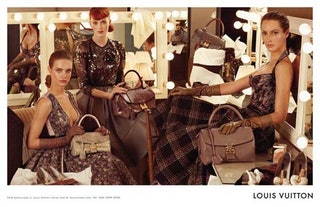 Наталья Водянова Карен Элсон и Кристи Терлингтон в рекламной кампании Louis Vuitton