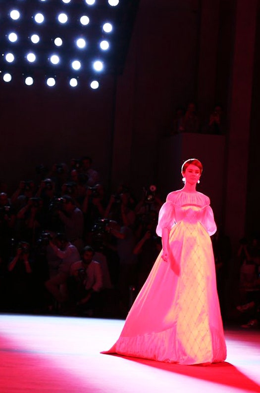 Ulyana Sergeenko показ коллекции Haute Couture
