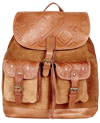 Кожаный рюкзак 3770 руб. Topshop