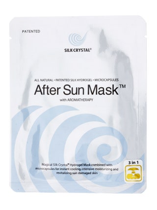 Silk Crystal тканевая  маска для лица After Sun цена по запросу. Масла лаванды и чайного  дерева в мик­рокапсулах...