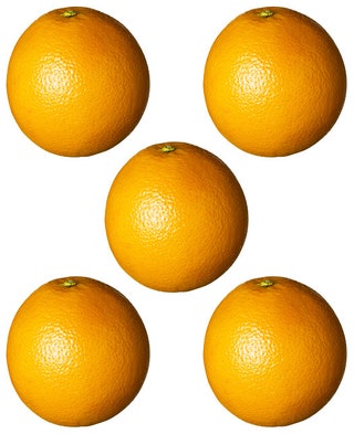 5 апельсинов