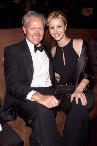 Лиза Кудроу с мужем Мишелем Стерном 2002 год