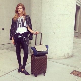 chiaraferragni — Кьяра Ферраньи по дороге в НьюЙорк