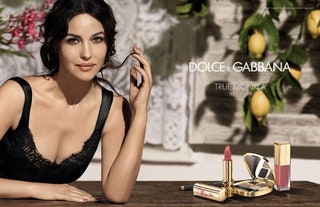 Моника Беллуччи в рекламной кампании True Monica от DolceGabbana.
