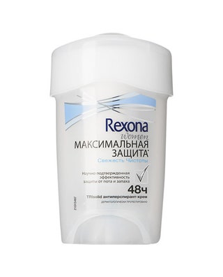 Антиперспиранткрем 48 ч «Максимальная защита» 200 руб. Rexona Women