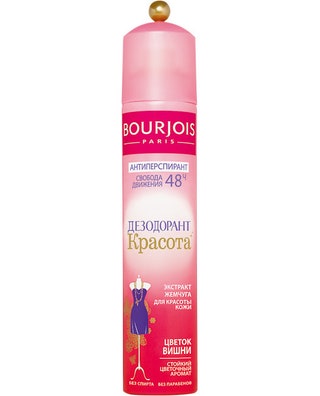 Спрейантиперспирант с экстрактом жемчуга 48 ч «Красота» 158 руб. Bourjois