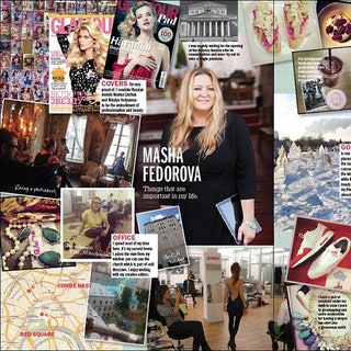 mashildaglam — главный редактор Glamour Маша Федорова работает даже на отдыхе например утверждает макеты. Так выглядит...