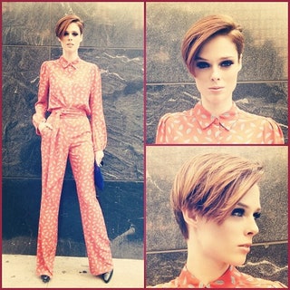cocorocha — пижамный образ для показа Diana von Fürstenberg