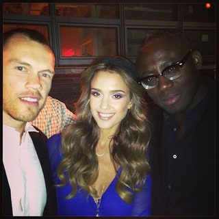 jessicaalba — Джессика Альба со стилистом Эдвардом Эннинфулом и его другом