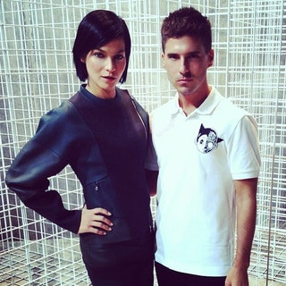 themisshapes — Ли Лезарк на backstage Lacoste