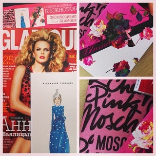 mashildaglam — новый сентябрьский номер Glamour с дизайнерским блокнотом в подарок