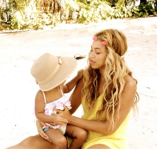 beyonce — Бейонсе с дочерью Айви Блю