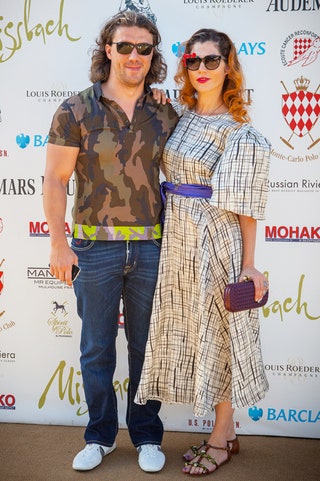 Евгения Линович с мужем