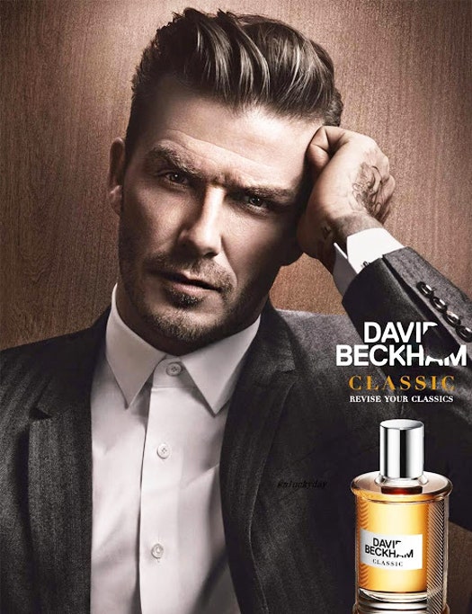 Дэвид Бекхэм рекламирует свой новый парфюм